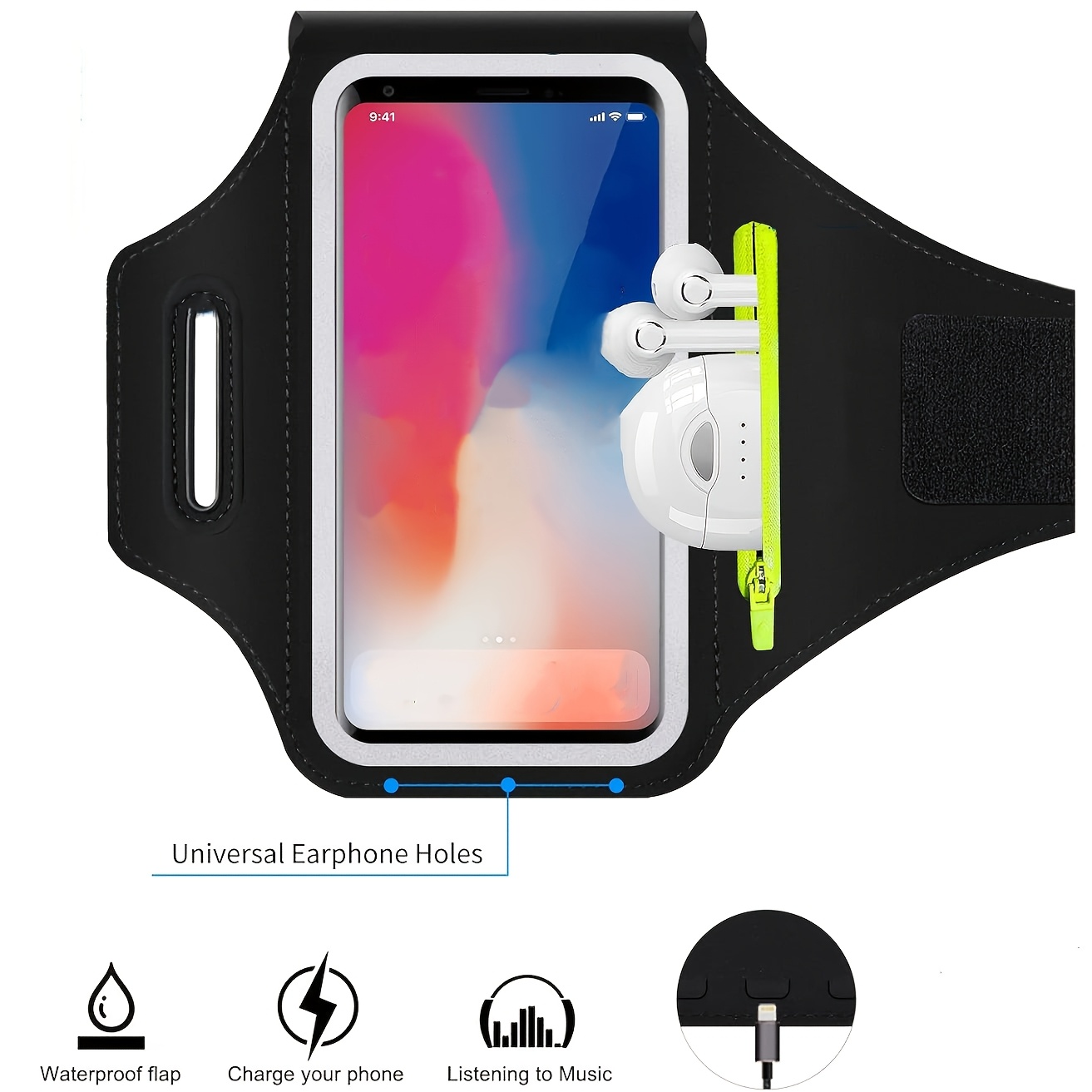 Running Gear Lights - Waterdichte Running Arm Bag Sportarmbanden voor