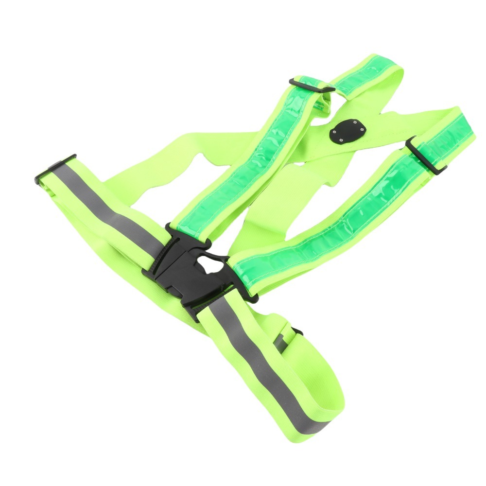 Running Gear Lights - Nieuw polyester LED veiligheidsvest groen licht