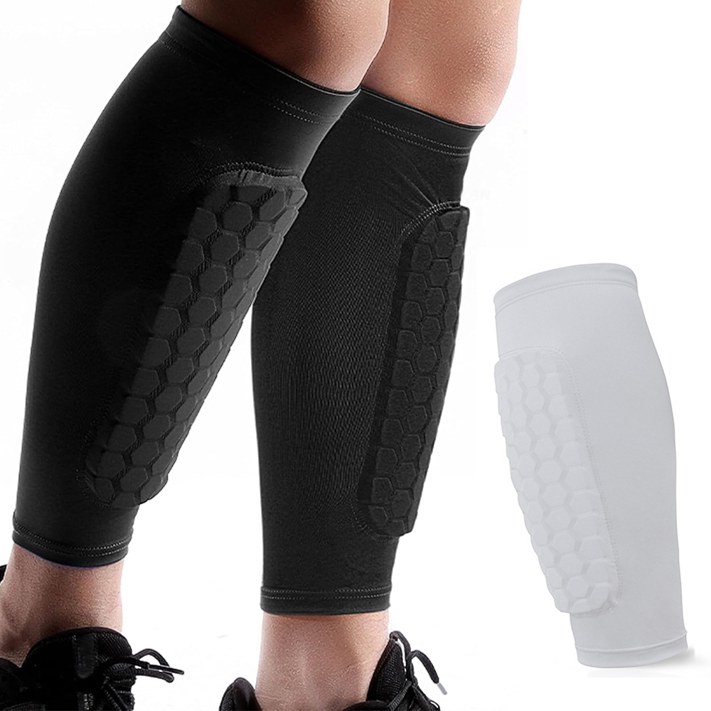 Compression Calf Sleeve - 1 paar scheenbeschermers, antislip compressie sleeves