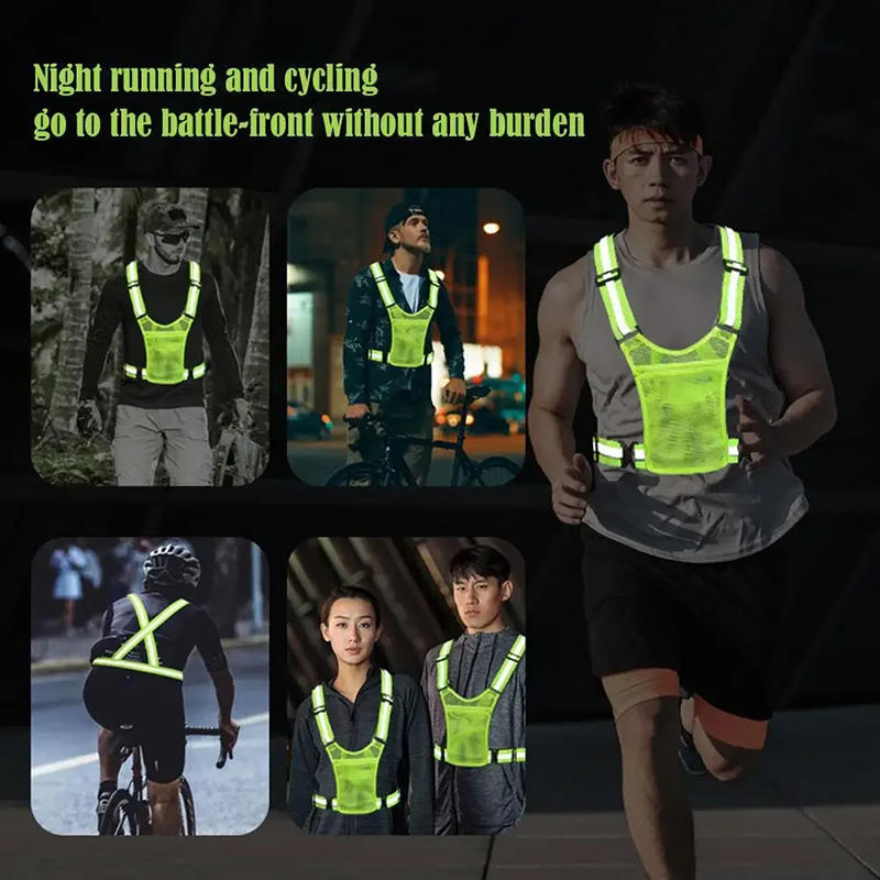 Reflective Running Jacket - Reflecterend vest Veiligheidsvest met hoge zichtbaarheid