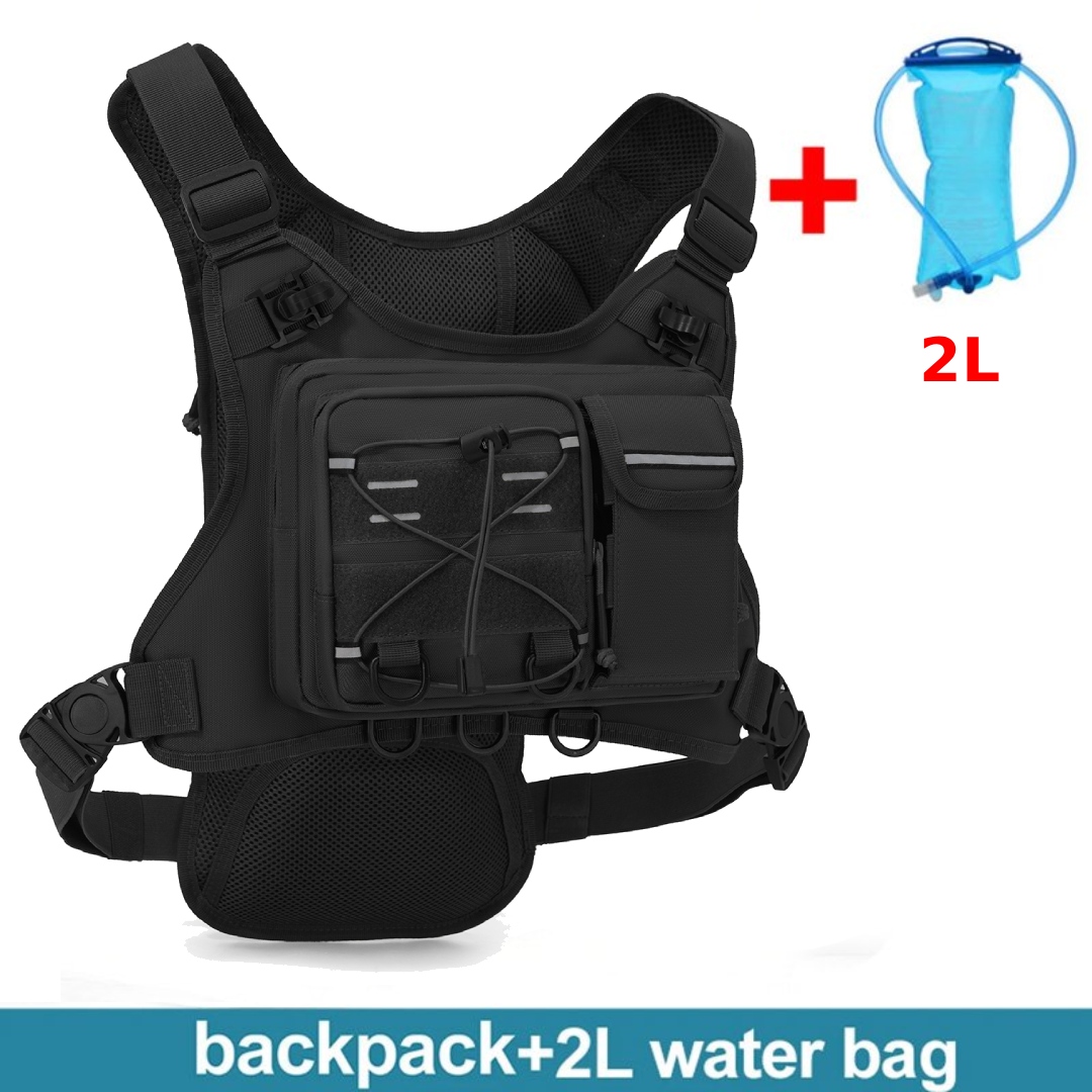 Running Gear For Marathon - Multifunctionele borsttas tactisch vest voor heren,