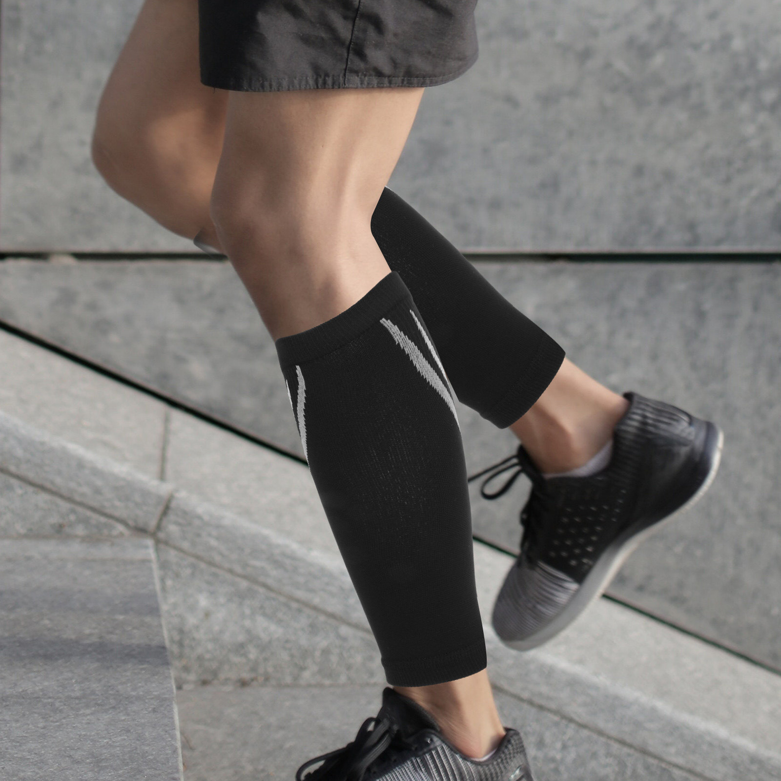 1 paar kuitcompressiemouwen, a - Compression Calf Sleeve recensie en prijs