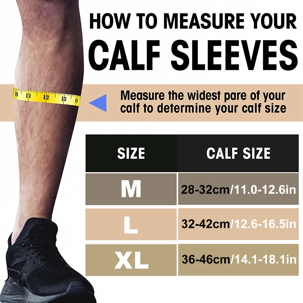 1 stuk voetloze kuitcompressie - Compression Calf Sleeve recensie en prijs