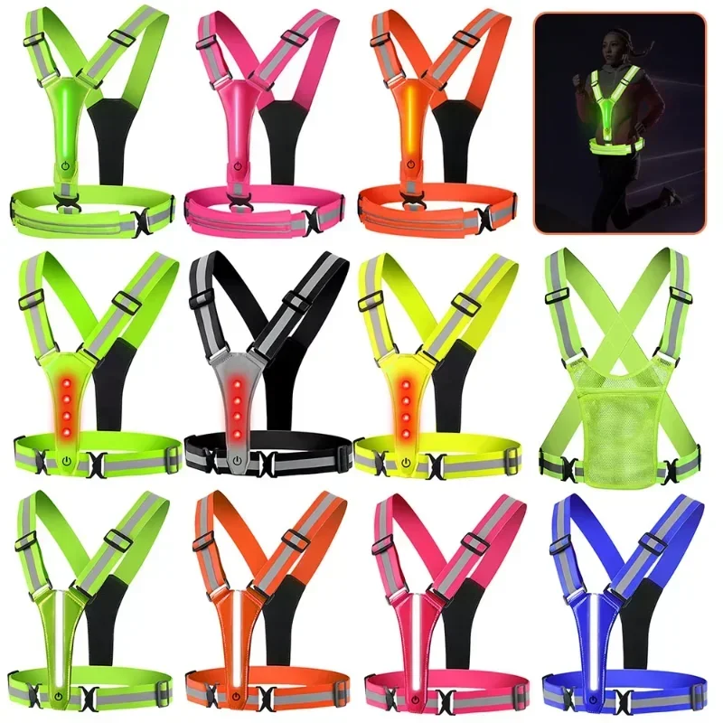 LED reflecterend hardloopvest, - Running Gear Lights recensie en prijs