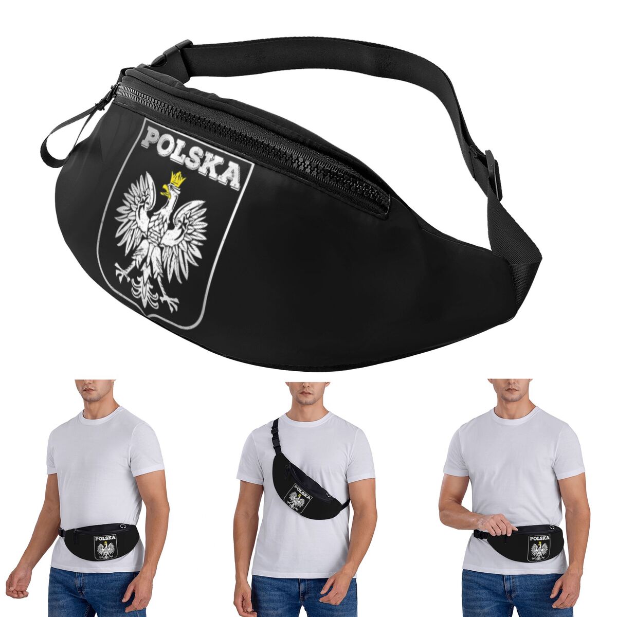 Crossbody heuptas Polska Logo  - Running Gear Logos recensie en prijs