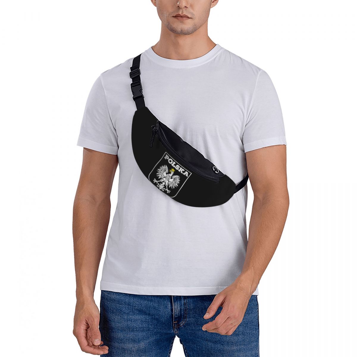 Crossbody heuptas Polska Logo  - Running Gear Logos recensie en prijs